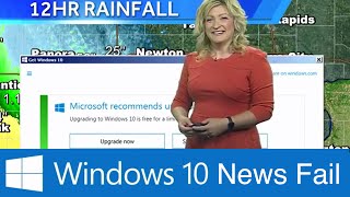 Надоедливое обновление Windows сорвало прямой эфир новостей