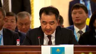 Премьер-министр Казахстана Сагинтаев раскритиковал «слабую таможню» Кыргызстана (видео)